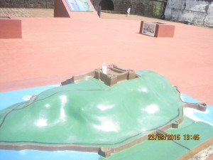 Fort Aguada model within the Fort itself